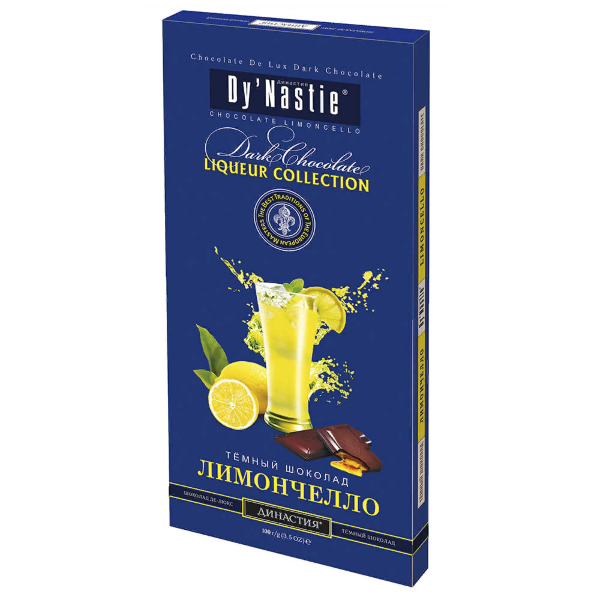 №3 Династия Шоколад "Лимончело", (блок 10шт по 100г)  в Радужном