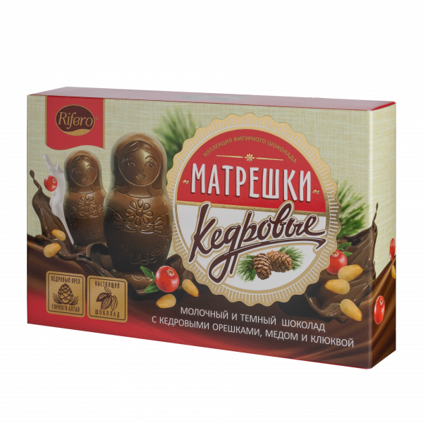 №1 Риф и ко Конфеты "Матрёшки кедровые" 100г           в Радужном