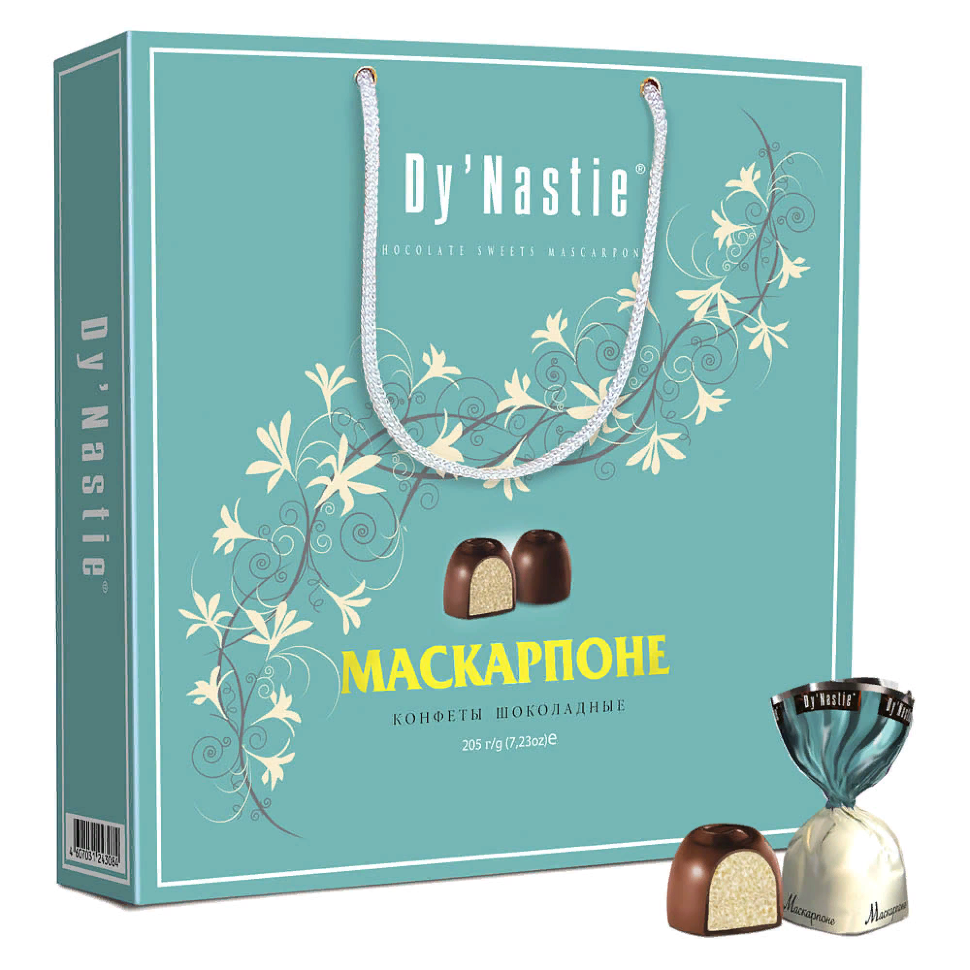  Династия Сумка 170г Конфеты "Маскапроне" в Радужном